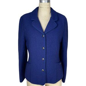 Geiger Austria Boiled Wool Knit Blazer Jacket